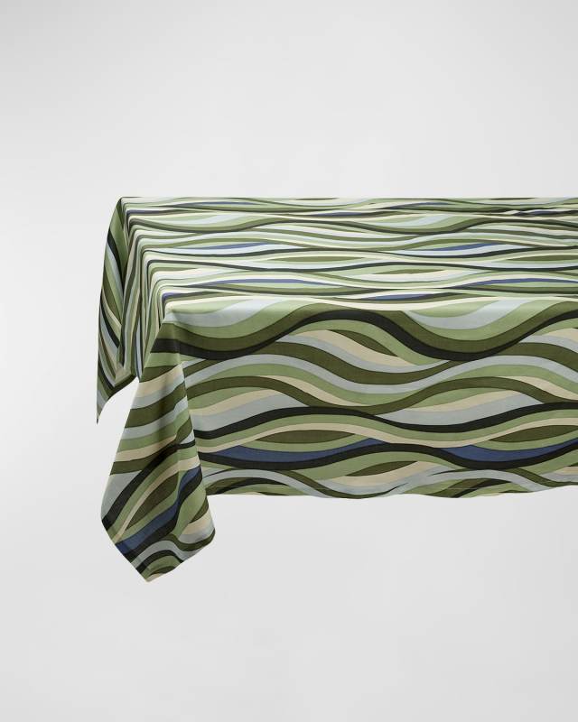Linen Sateen Landscape Print Tablecloth